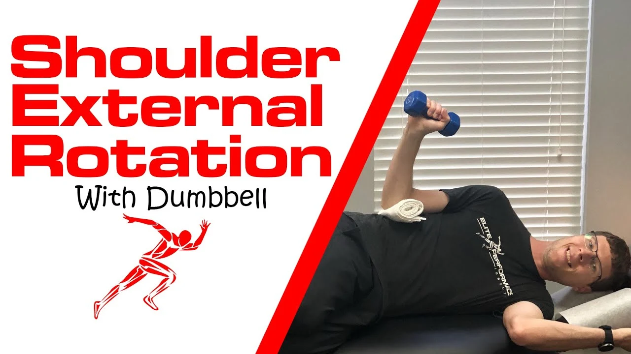 Side Lying Shoulder External Rotation | Shoulder Exercises | Elite ...